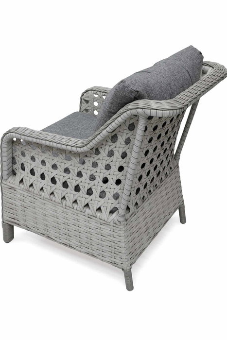 Hanah Home Conjunto de Jardín Rondi Gris Oscuro y Gris Claro